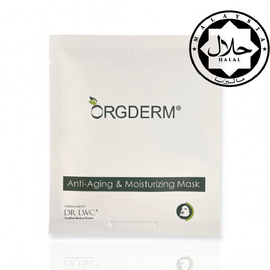 Orgderm® Anti-Aging & Moisturizing Mask 1' Sheet (Anti-Aging & Hydrating Mask)