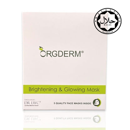 Orgderm® Brightening & Glowing Mask One Box (5 Masks/Box)