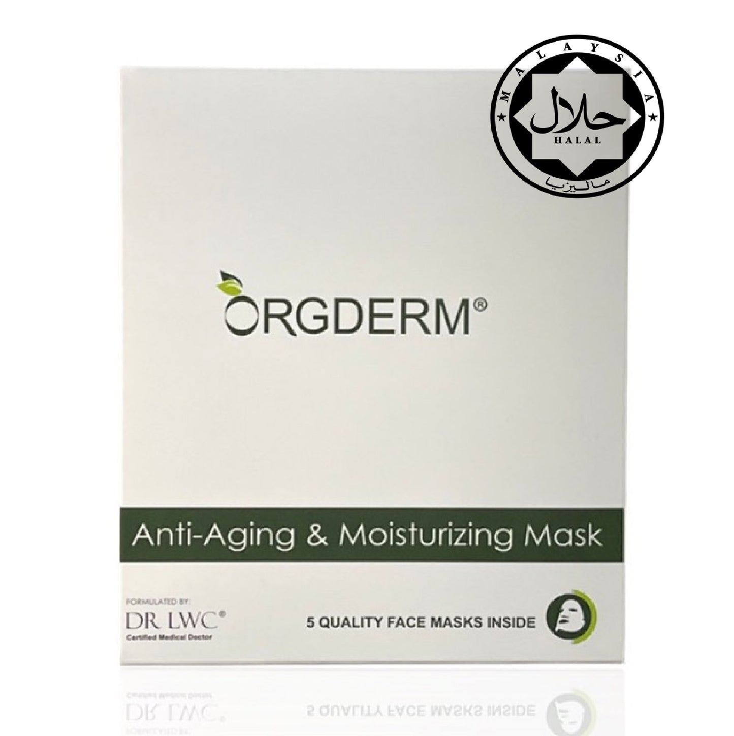 Orgderm® Anti-Aging & Moisturizing Mask One Box (5 Masks/Box)